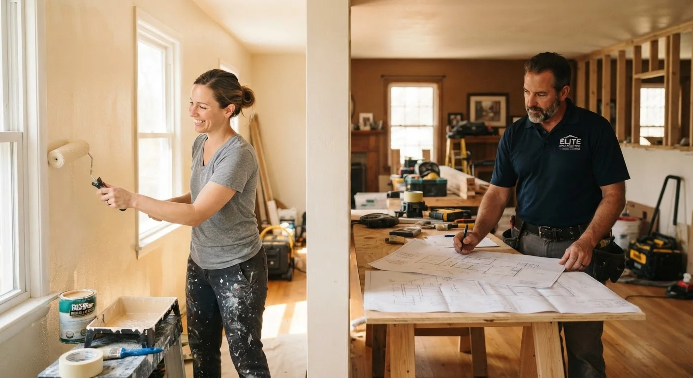 DIY Renovation vs. Hiring a Contractor: Understanding Where the Line Should Be