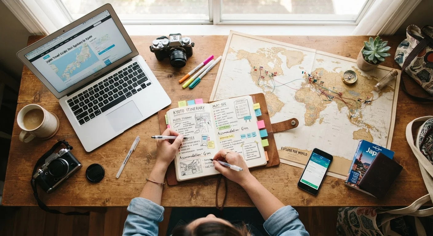 Mapping Out a Trip from Scratch: A Framework for First-Time Planners
