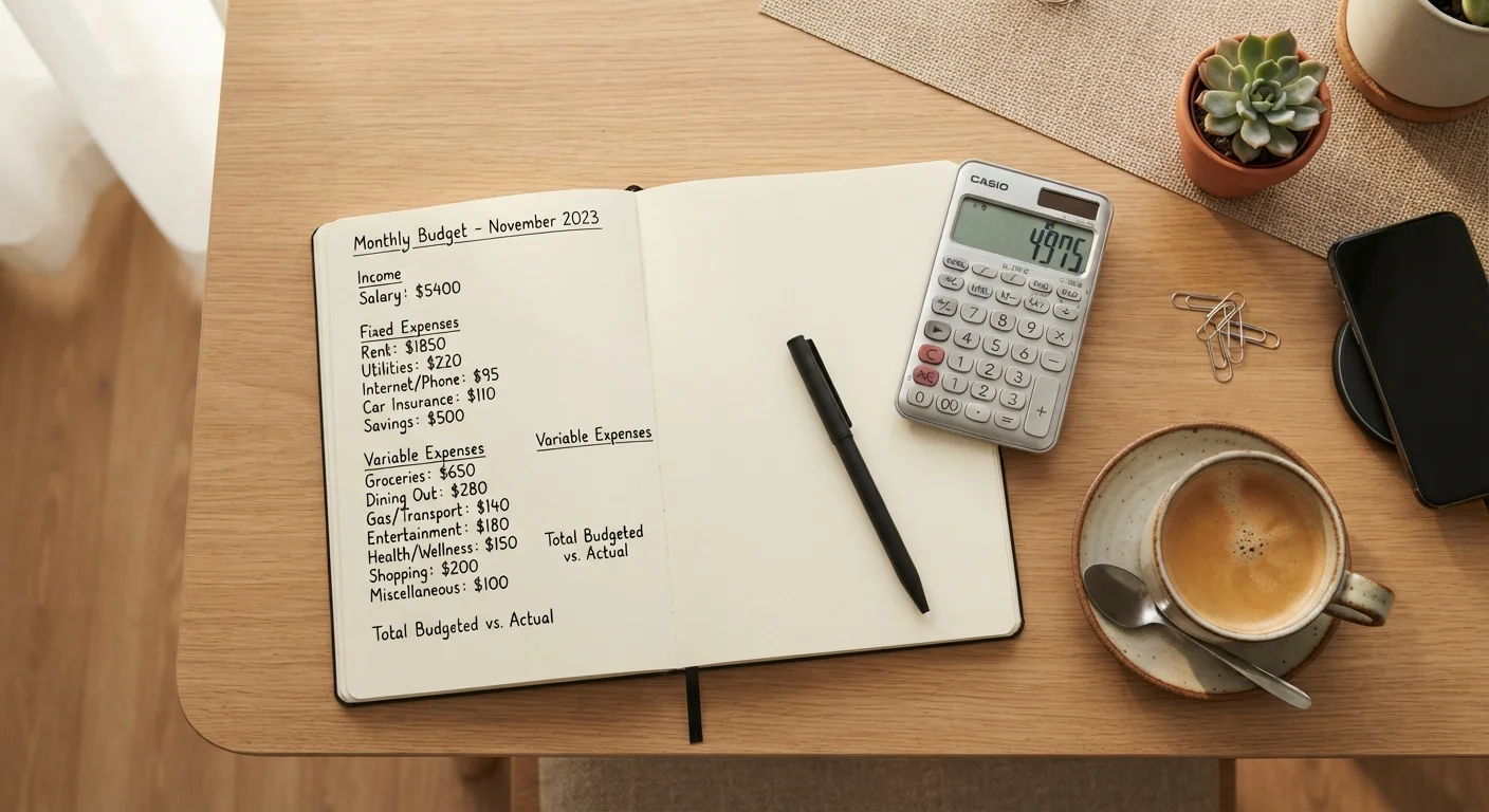 Monthly Budget Review Checklist