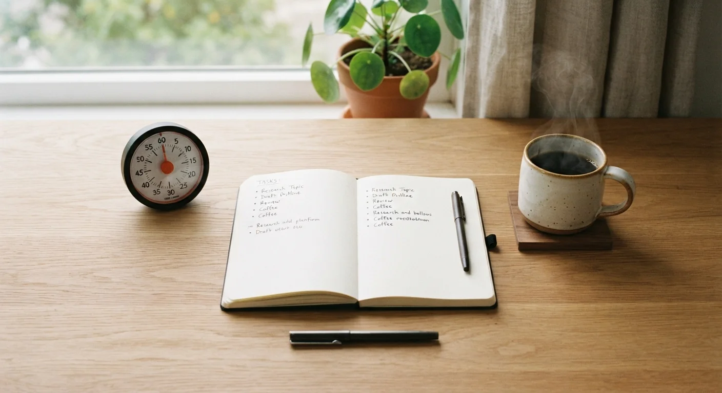 The Pomodoro Technique: Focused Work in Timed Intervals