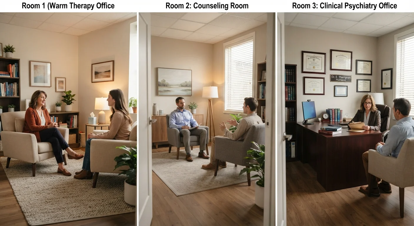Therapy, Counseling, and Psychiatry: Understanding the Differences