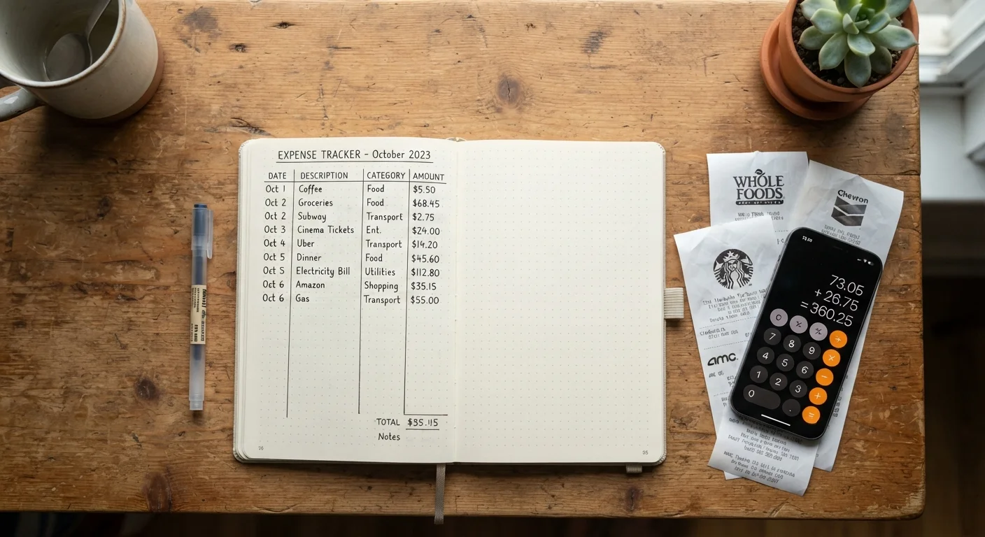 Tracking Every Dollar: Spending Journals and What They Reveal