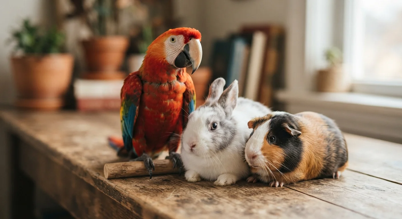 Training Small Pets: Rabbits, Guinea Pigs, and Parrots